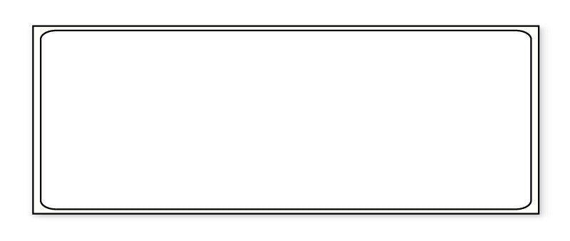 Medical Labels - Direct Thermal Printer Label, 1" Core, 2" x 3/4"