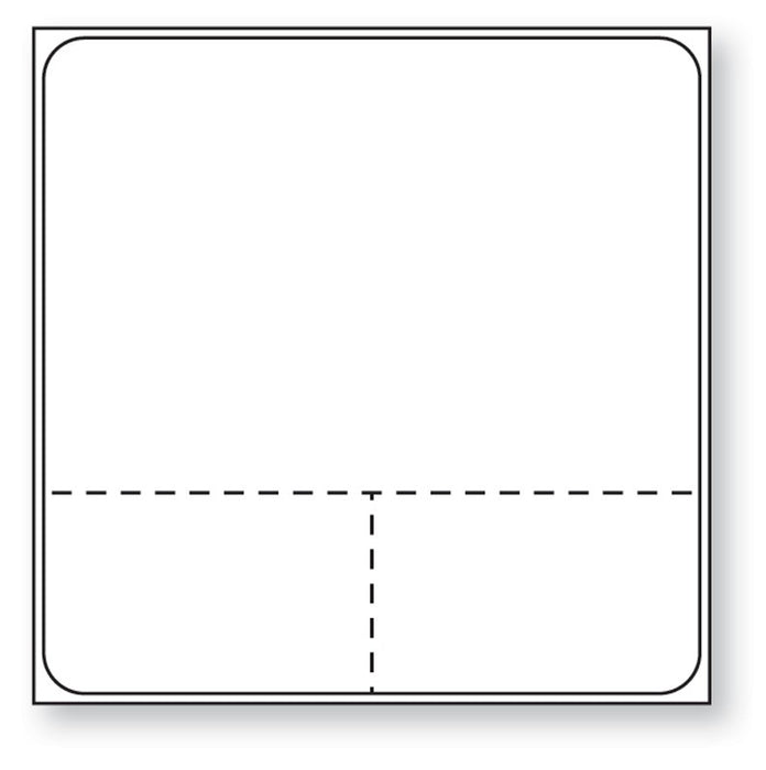 Medical Labels - Meditech Direct Thermal Printer Label, 3/4" Core, 2" x 2"