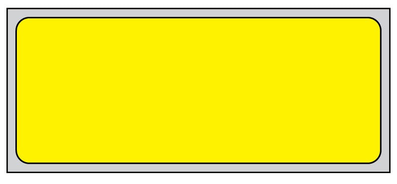 Medical Labels - Direct Thermal Printer Label, 1" Core, 2-1/2" x 1"