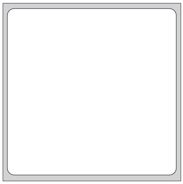 Medical Labels - Direct Thermal Printer Label, 3" Core, 3-1/2" x 3-1/2"