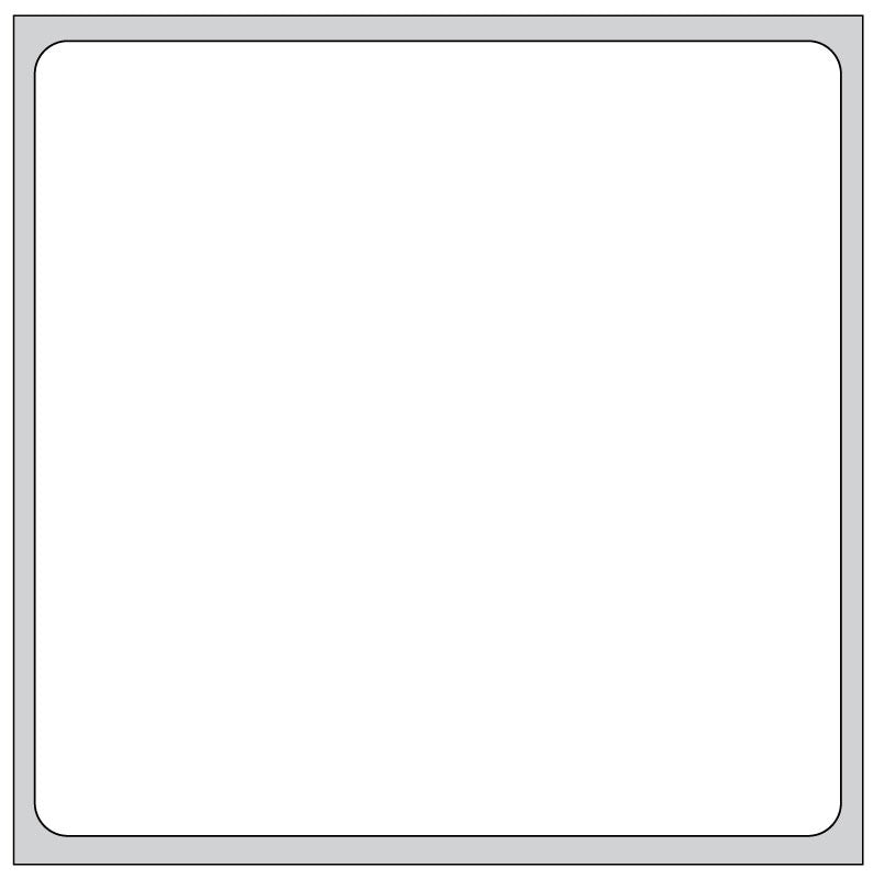Medical Labels - Direct Thermal Printer Label, 3" Core, 3-1/2" x 3-1/2"