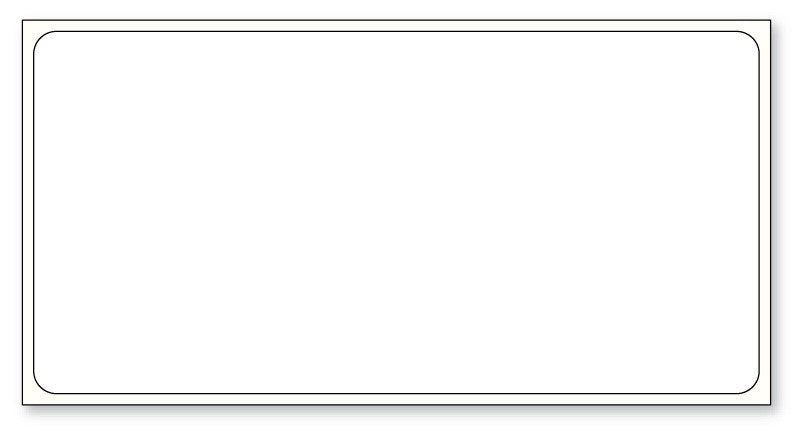 Medical Labels - Direct Thermal Printer Label, 3/4" Core, 4" x 2"