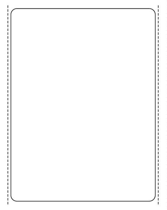Medical Labels - Direct Thermal Printer Label, 1" Core, 4" x 3"