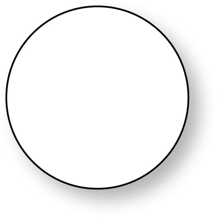 Medical Labels - Paper Circle, 3/4" x 3/4"
