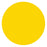 Medical Labels - Paper Circle - Yellow, 1" x 1"