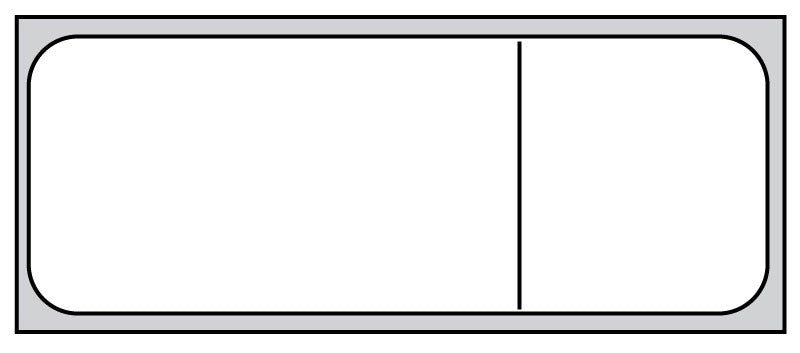 Medical Labels - Direct Thermal Printer Label, 1" Core, 3-1/2" x 1"