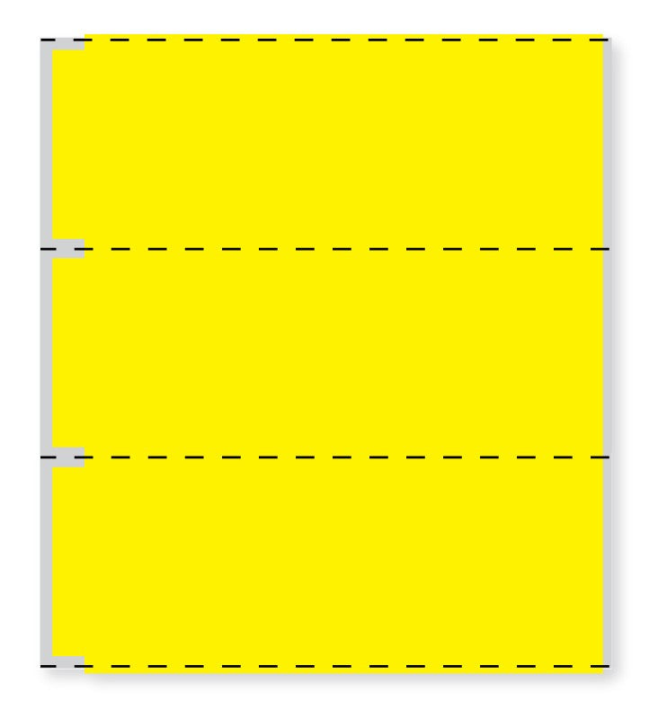 Medical Labels - Cerner Direct Thermal Printer Label, 3" Core, 3" x 1"
