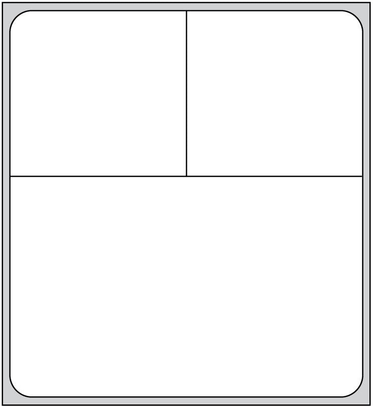 Medical Labels - Cerner Direct Thermal Printer Label, 3" Core, 2" x 1-15/16"