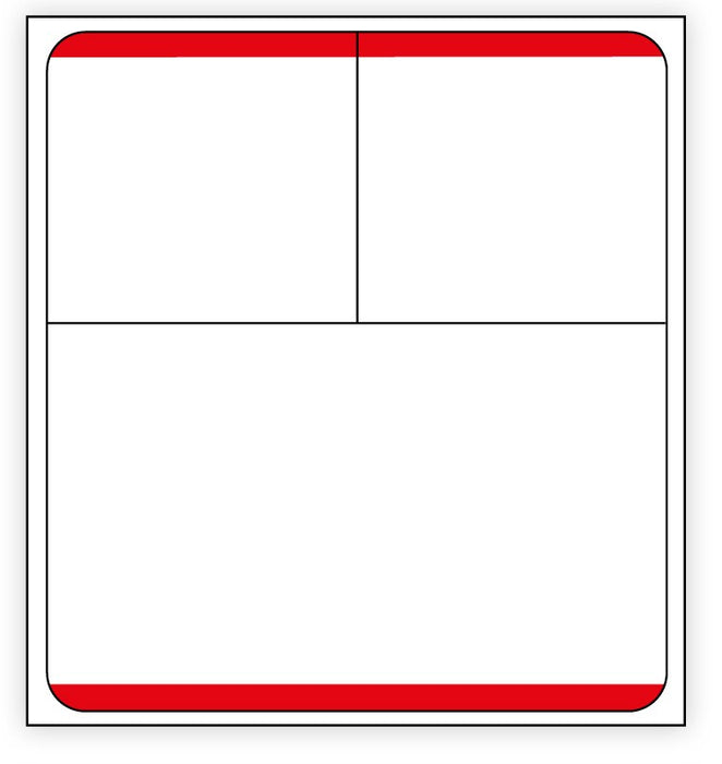 Medical Labels - Cerner Direct Thermal Printer Label, 3" Core, 2" x 2-3/16"
