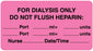 Medical Labels - Line Identification Label, 3" x 1-5/8"