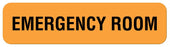 Medical Labels - Emergency Room Label, 1-1/4" x 5/16"