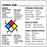 Medical Labels - Chemical Hazard Label, 2-1/2" x 2-1/2"