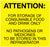 Medical Labels - Food Storage, 4" x 4"