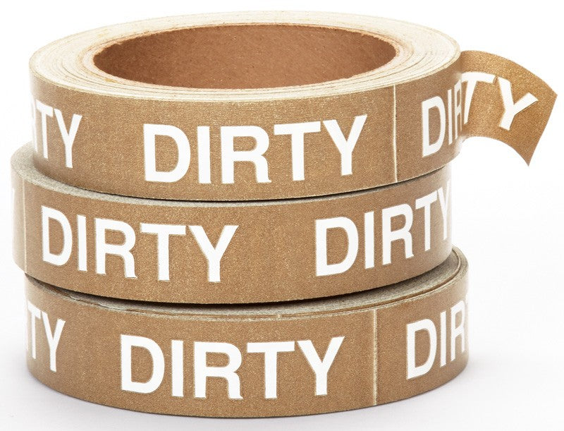 Medical Labels - Dirty Tape, 15/16" x 100'