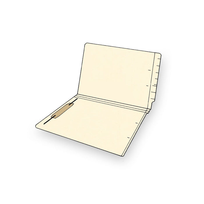 Medical Labels - End Tab File Folders with Fasteners, 9-1/2" x 12-1/4"