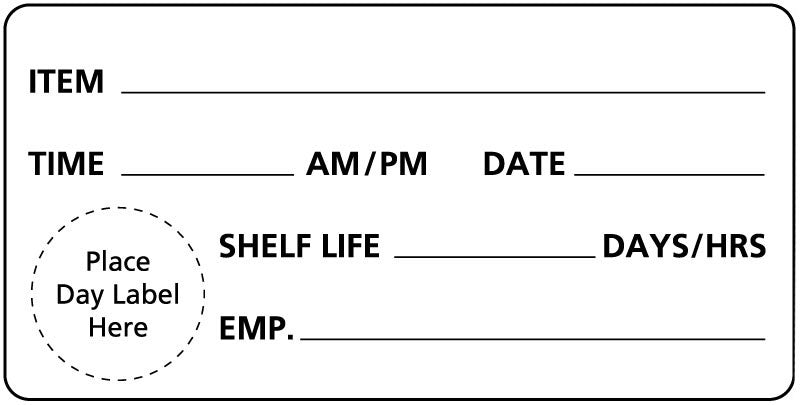 Medical Labels - Inventory Rotation/Incoming Goods Label, 4" x 2"