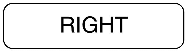 Medical Labels - Film Position Label, 1-1/4" x 5/16"