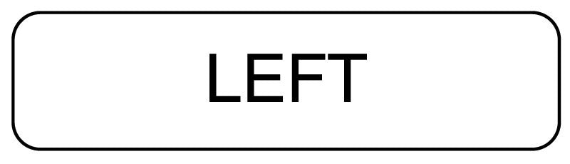 Medical Labels - Film Position Label, 1-1/4" x 5/16"