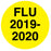 Medical Labels - FLU 2019/2020, 1/2" x 1/2"