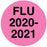 Medical Labels - FLU 2020/2021 Labels, 1/2" x 1/2"