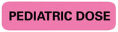 Medical Labels - Pediatric Dose Label, 1-1/4" x 5/16"