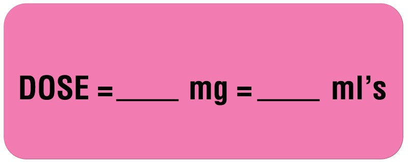 Medical Labels - IV Communication Label, 2-1/4" x 7/8"