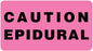Medical Labels - Warning Label, 3" x 1-5/8"