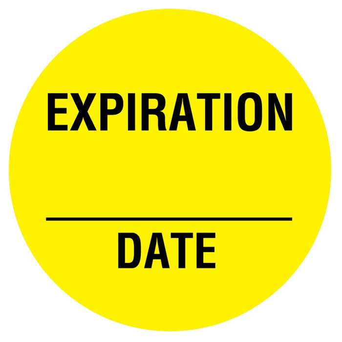 Medical Labels - Expiration Label, 3/4" x 3/4"