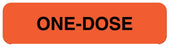 Medical Labels - Dosage Related Label, 1-1/4" x 5/16"