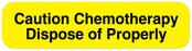 Medical Labels - Chemotherapy Agent Label, 2" x 1/2"