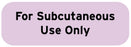 Medical Labels - Medication Instruction Label, 1-1/2" x 1/2"