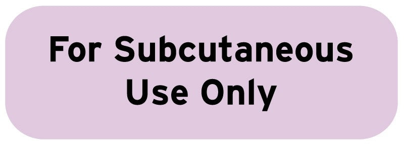 Medical Labels - Medication Instruction Label, 1-1/2" x 1/2"