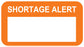 Medical Labels - SHORTAGE ALERT, Pharmacy Communication Label, 1-5/8" x 7/8"