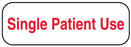 Medical Labels - SINGLE PATIENT USE, 1-1/2" x 1/2"