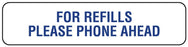Medical Labels - Medication Instruction Label, 1-5/8" x 3/8"