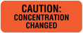 Medical Labels - Dosage Related Label, 2-1/4" x 7/8"