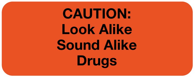 Medical Labels - Medication Communication Label, 3" x 1-5/8"