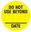 Medical Labels - DO NOT USE BEYOND Inventory Label, 3/4" Dia