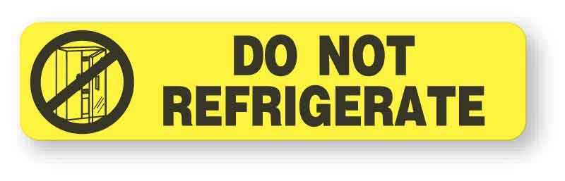 Medical Labels - Temperature Related Label, 1-5/8" x 3/8"