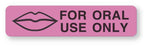 Medical Labels - FOR ORAL USE ONLY, Medication Instruction Label, 1-5/8" x 3/8"