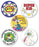 Medical Labels - SUPER KID FANTASTIC BEHIND T, Kids' Sticker, 2-1/2" x 2-1/2"