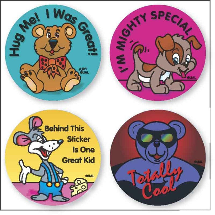 Medical Labels - ASSORTED, Kids' Sticker, 1-1/4" x 1-1/4"