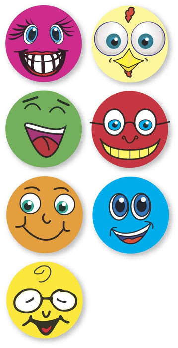 Medical Labels - SMILEY FACES, Kids' Sticker, 1" x 1"