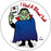 Medical Labels - Blood Test Label, Vampire, 2-1/2" x 2-1/2"