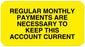 Medical Labels - Payment Reminders - Second Billing, 1-5/8" x 7/8"