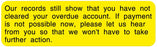 Medical Labels - Payment Reminders-Second Billing, 3" x 7/8"