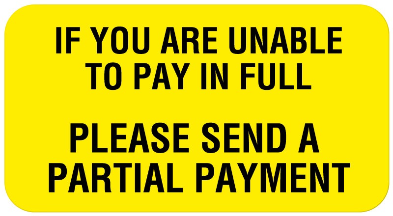 Medical Labels - Friendly Reminder, 1-5/8" x 7/8"