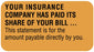 Medical Labels - Insurance Label, 1-5/8" x 7/8"