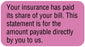 Medical Labels - Insurance Label, 1-5/8" x 7/8"