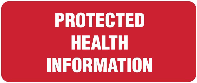 Medical Labels - HIPAA Label, 3" x 1-1/4"